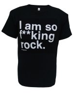 Mens F**king Rock T-Shirt (Black)