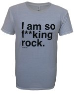 Mens F**king Rock T-Shirt (White)