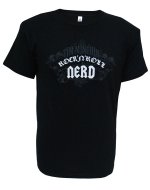 Mens Rock 'n Roll Nerd T-Shirt (Black)