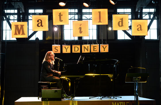 Performing at the Sydney Media Launch, October 2014 - Photo by James Morgan